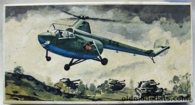 KVZ 1/100 Mil Mi-1 'Hare' Helicopter - Poland / USSR / DDR / USSR plastic model kit